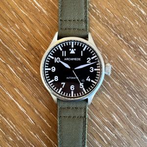 Archimede Pilot 42 SS Type A Automatic Watch