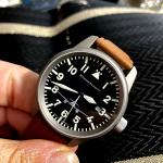 Men's Germany Pilot Titanium Messerschmitt Watch 41mm