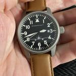 Men's Germany Pilot Titanium Messerschmitt Watch 41mm