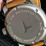 Men's Germany Pilot Titanium Messerschmitt Watch 41mm
