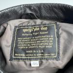 Sporty's A-2 Goatskin Leather Flight Jacket - Brown