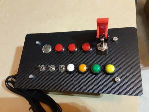 12-Function USB Button Box for Sim Racing