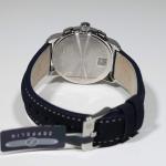 Men's Blue Dial Leather Strap Watch - Zeppelin 8670-4