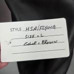 Men's Brown Goatskin Leather Bomber Flight Jacket