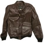 Classic A-2 Brown Goatskin Leather Bomber Jacket