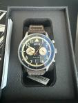 Avi-8 Manston Dual Time Watch with Blue Dial
