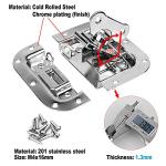 8 Pack Spring Loaded Recessed Butterfly Latches