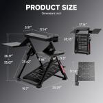 GTPLAYER Adjustable Flight Racing Simulation Stand