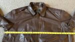 Men's A-2 Brown Leather Flight Bomber Jacket