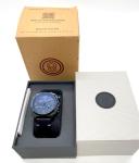 AVI-8 Hawker Hunter AV-4052 Chronograph Black IP Blue Dial 45mm Japanese Quartz