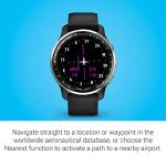 Garmin D2™ Air X10, Touchscreen Aviator Smartwatch with GPS, Aviation Weather, Call and Text, Health and Wellness Features and More, Black