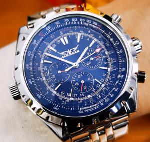 Men's Multifunctional Pilot Sports Mechanical Watch