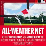 Franklin Sports 2-in-1 Flyback Trainer, 68" x 44