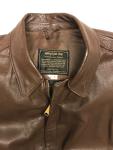 Classic A-2 Brown Goatskin Leather Bomber Jacket