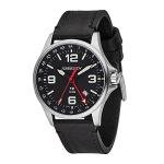 Torgoen T9 Black GMT Pilot Watch for Men