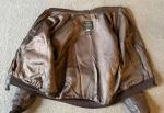 Men's A-2 Brown Leather Flight Bomber Jacket