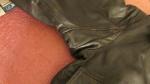 Men's Brown/Black Leather Flying Jacket Size 44