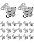 Stainless Steel Latch Set for Flight Cases - 20 Pack
