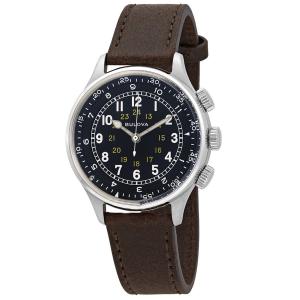 Bulova A-15 Pilot Automatic Men's Leather Watch