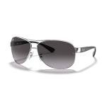 Ray-Ban Silver Gradient Aviator Sunglasses with Kit