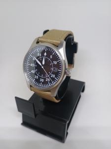 Tandorio Pilot Japan NH35A Luminous Steel Watch