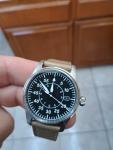 Tandorio Pilot Japan NH35A Luminous Steel Watch