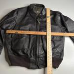 Sporty's A-2 Goatskin Leather Flight Jacket - Brown
