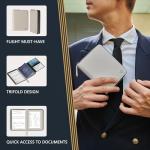 V2 Real Leather Pilot Document Holder Wallet