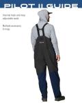 Men's Pilot II Waterproof Rain Bib - Dust Blue