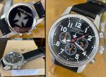 German AF Luftwaffe Pilot Chronograph Watch 41mm