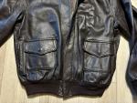 90s Sportys Pilot A2 Leather Flight Jacket