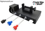 Throttle, Prop, Mixture, Trim Controller for Flight Sims