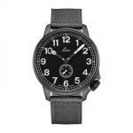 Laco Ju 42mm Pilot Watch with Black PVD