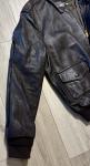 90s Sportys Pilot A2 Leather Flight Jacket