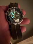 Seiko Flightmaster Pilot Chronograph Black Dial Watch