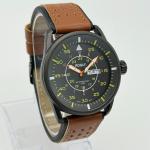 Men's ROGUE Aviator Style Black 44mm Watch