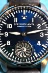 Hruodland F016 Turbine Pilot's Watch Blue Sapphire
