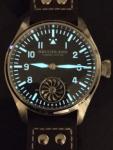 Hruodland F016 Turbine Pilot's Watch Blue Sapphire