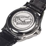 T9 Black GMT Pilot Watch - Swiss Quartz, Leather