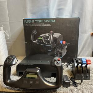 Logitech G Flight Yoke System and Throttle Controller