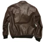 Classic A-2 Brown Goatskin Leather Bomber Jacket