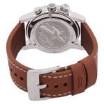 Glycine Airman GMT Men's White Dial Leather Watch