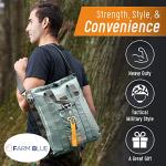 Blue Tactical Flight Bag - Parachute Style