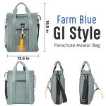 Blue Tactical Flight Bag - Parachute Style