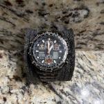 Citizen Eco-Drive Skyhawk Black Stainless Steel Pilot Watch