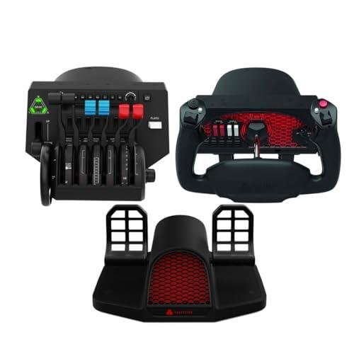 Honeycomb Charlie Rudder Pedals and Throttle Bundle