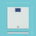 Weight Watchers Digital Bathroom Scale in White