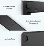 Digital Bathroom Scale with LED Display and Tape Measure