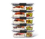 Rubbermaid Brilliance 2-Compartment Meal Prep Containers