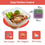 BariBowl Portion Control Containers - 3 Pack